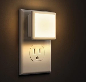 L LOHAS LED Nachtlichter Steckbar in Wand 2er Pack 0,3W Plug in Nachtlicht 3000K SW - Bild 1 von 6
