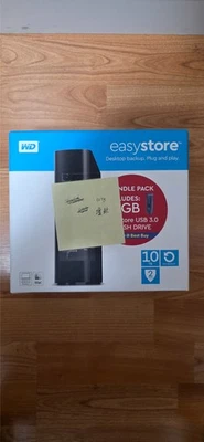 WD easystore 10TB USB 3.0 external Hard disk drive (FOR PARTS ONLY - BAD SECTOR) - Image 1 of 4