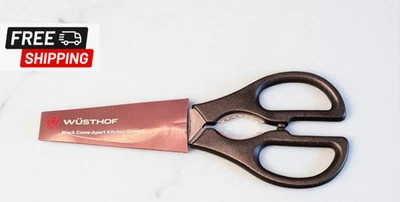 Wusthof Come-Apart Pull-Apart Kitchen Shears Kitchen Scissors 5558 Black BN - Image 1 of 4