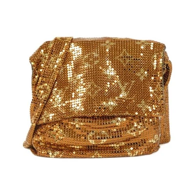 AUTÉNTICO BOLSO DE HOMBRO LOUIS VUITTON MONOGRAMA MALLA FRANCIAS M92287 LENTEJUELAS F/S Foto 1 de 4