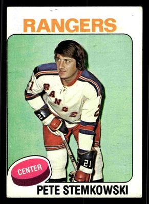 1975-76 Topps Pete Stemkowski #303 - New York Rangers - Image 1 of 2