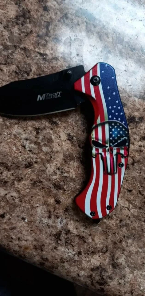 MTECH EE. UU. Bandera Americana Punisher Band Nuevo Foto 1 de 1