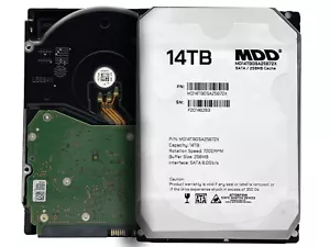 MDD Desktop-Festplatte mit 14 TB 7200 1/MIN 6,0 GB/s 256 MB Cache 7200 1/min 3,5 - Bild 1 von 5