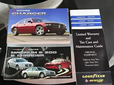 2007 Dodge Charger Owners Manual With Case OEM Excellent ++ Foto 1 de 4