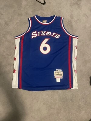 Julius Erving Jersey 77-78 Size 54 - Image 1 of 4