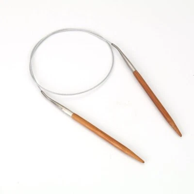 8mm/80cm – Carbonised Bamboo Stainless Circular Knitting Needles - image 1 of 3