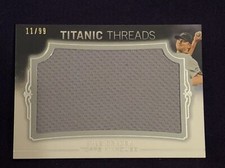 2011 Topps Marquee Titanic Threads Jumbo Relics 11/99 Kyle Drabek Jersey