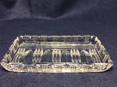 Cut Crystal Decorative Rectangular Tray - Image 1 of 4
