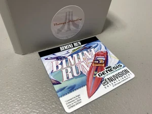 Bimini Run (Sega Genesis) Replacement Label - Picture 1 of 1