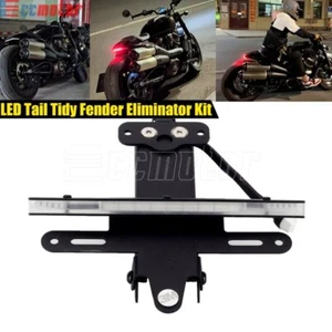 License Plate Bracket Motorcycle LED Tail Light for Harley Sportster S 2021 2022 - Picture 1 of 9