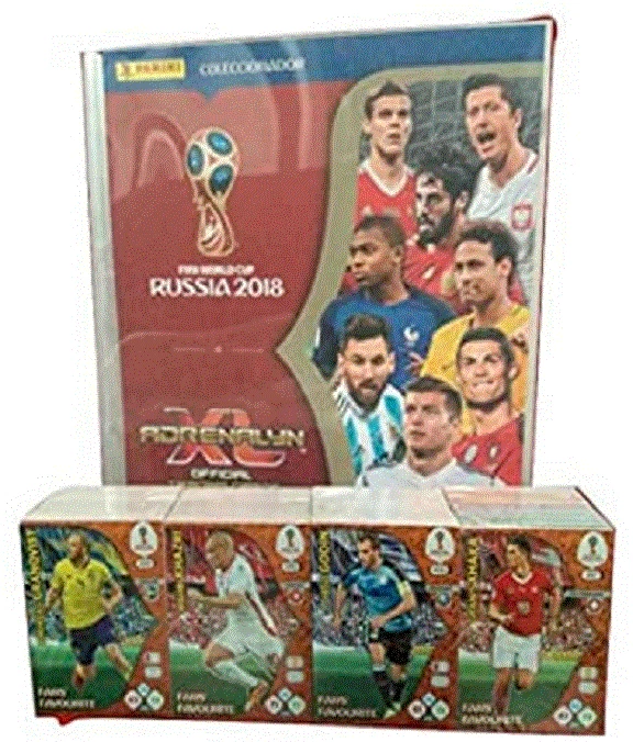 JUEGO COMPLETO PANINI ADRENALYN XL RUSIA 2018 COPA DEL MUNDO + CARPETA VACÍA Foto 1 de 1