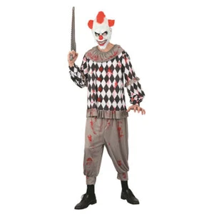 Creepy Harlequin Clown Costume - Picture 1 of 2