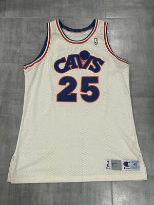 Vintage 1991 Mark Price Cleveland Cavaliers Pro Cut Champion Jersey 48 - Image 1 of 4