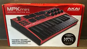 Akai Professional MPK Mini MK3 Keyboard Controller Red - Picture 1 of 3