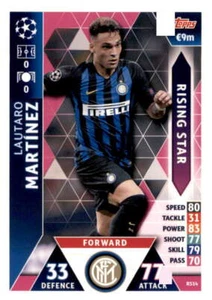 2018-19 Topps Match Attax UEFA CL #RS14 Lautaro Martinez Rising Stars - Picture 1 of 2