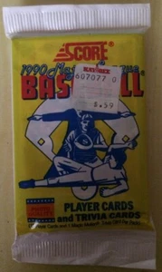 1990 Score Pack B.J. Surhoff Brewers (Top) Dean Palmer Rookie Rangers (Back) - Picture 1 of 2