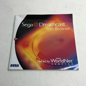Sega Dreamcast Web Browser Instruction Manual ONLY! (Sega Dreamcast) Booklet