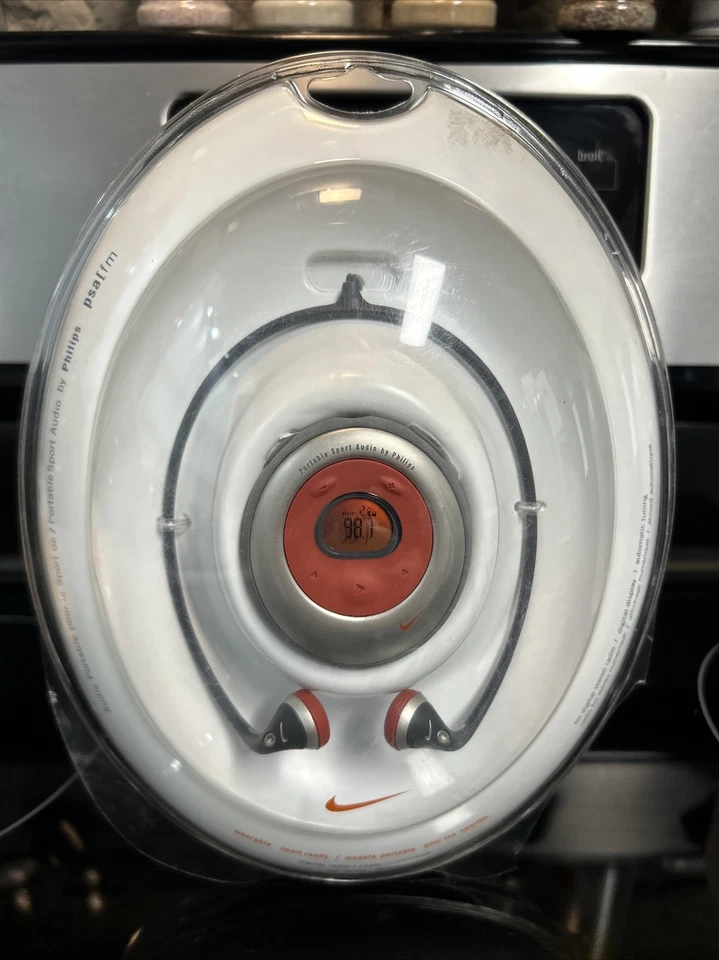 New In Box Nike Portable Sports Audio by Philips ORIGINAL Headphones Super Rare - Image 1 of 4