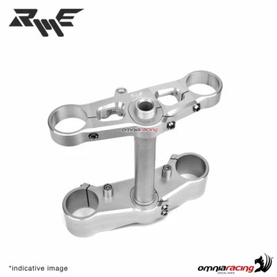 Trapezi forcella Robby Moto in ergal silver per Honda CBR1000RR 2004>2007 Foto 1 de 4