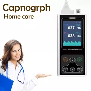 ETCO2 Capnograph Respirationsrate End-Tidal CO2 Monitor-Gerät - Bild 1 von 8
