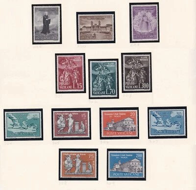 Vatican City Stamps 1961 #298-309, 311, 313-317, 321-325 - 23 Mint NH Stamps - Image 1 of 4