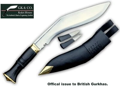 Genuine Gurkha 10" KUKRI Official Issued horn Handle, Handmade in Nepal By GK&CO - Image 1 of 4
