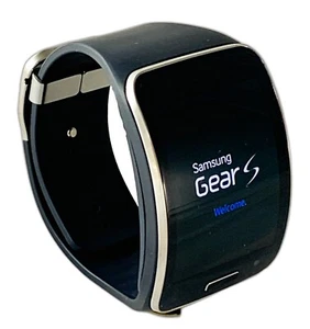 Samsung Galaxy Gear S SM-R750A Curved Super AMOLED Smart Watch  - Black - Picture 1 of 7