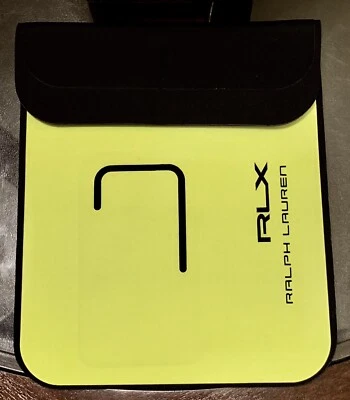 Funda para iPad Ralph Lauren RLX Gama N Naranja y Negra Hecha en Italia Totalmente Nueva Foto 1 de 4