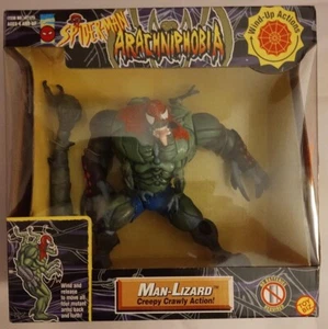 Spider-Man Arachniphobia Arachnophobia Man-Lizard Action Figure Marvel Toy Biz - Picture 1 of 6