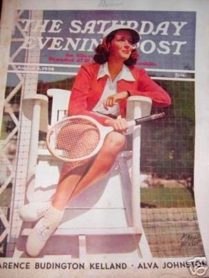 The Saturday Evening Post - August 6, 1938, Joe Dimagio, vintage magazine - Image 1 of 2