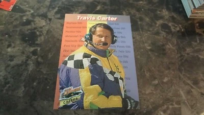 1994 PRO SET  # SL52 STAT LEADERS TRAVIS CARTER    RACING CARD - Image 1 of 2