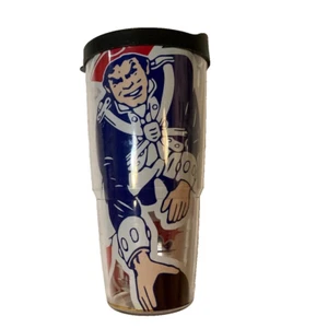 New England Patriots 24oz. Tervis Tumbler with lid old logo MA - Picture 1 of 2