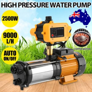 Water Pump 2500W 3.5HP Garden Irrigation High Pressure Tank 9000L/hr Stage Pump - Picture 1 of 12