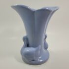 Vintage Blue Double Swan Vase  Ceramic 8