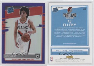 2020-21 Panini Donruss Optic Rated Rookie Purple Prizm CJ Elleby #195 Rookie RC