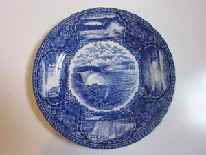 VINTAGE Ye Olde Historical Pottery Plate #16 Niagara Falls View No. 561237 9" - Picture 1 of 6