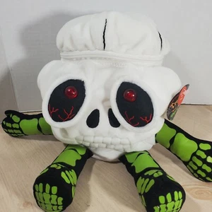 Aurora Holloween Gothic Skelton Zip Around Hand Bag Purse Stuffed. - Picture 1 of 10