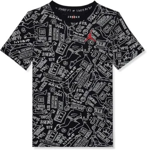 Nike Boys Sneaker School 23 All Over Print T-Shirt XL Black (Big Kids) NWT - Picture 1 of 1