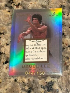 BRUCE LEE AUTENTICA CARTA RELIQUIA PERSONALE LIMITATA 044/150 - Foto 1 di 4