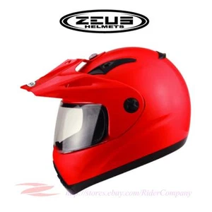 ZEUS ZS-2100B Motorcycle Dual Sport Helmet Limited DOT Safety Approved - Picture 1 of 12