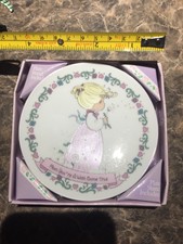 New ListingPrecious Moments, Mom, You'Re A Wish Come True 4 1/4" Mini Plate 1994