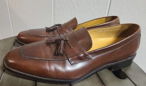 Mens COLE HAAN  Size 10.5 D Slip On Tassle Loafers Leather Tassel Dress Business - Picture 1 of 5