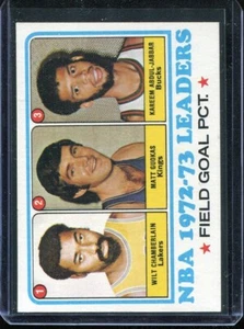 1973 Topps Basketball # 155 NBA FG Pct. Leaders (Wilt) Near Mint to Mint - Picture 1 of 2