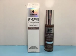 IT COSMETICS - YOUR SKIN BUT BETTER FOUNDATION + SKINCARE - DEEP COOL 62 - 1 OZ - Picture 1 of 1