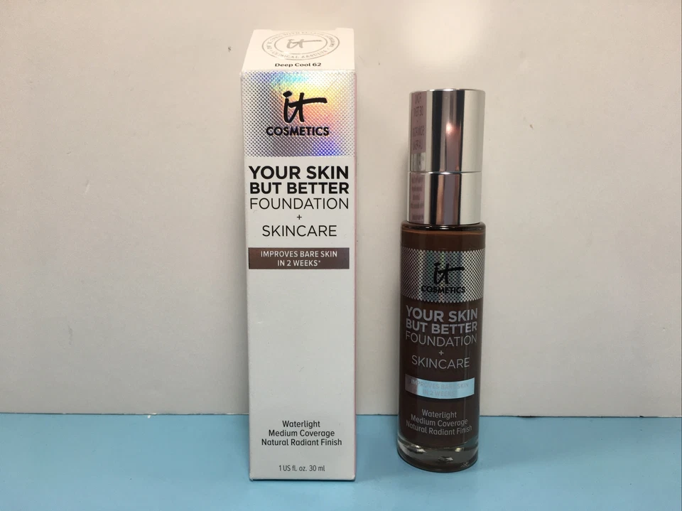 IT COSMETICS - YOUR SKIN BUT BETTER FOUNDATION + SKINCARE - DEEP COOL 62 - 1 OZ - Image 1 of 1
