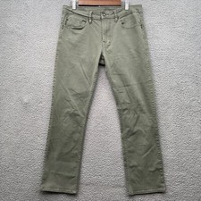 Buffalo By David Bitton Jeans Sam-X Slim Fit Straight Leg Men's Size 32X30 Green