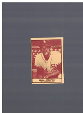 Bill Melton Chicago White Sox 1971 Milk Duds Hand Cut Card A