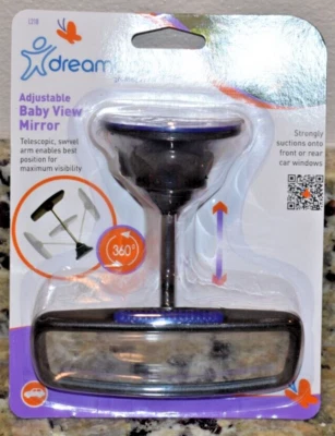 Dreambaby L218 Brazo Giratorio Telescópico Plástico Negro Espejo Visor Bebé con Tornillo Foto 1 de 2
