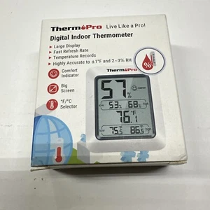 ThermoPro Digital LCD Indoor Thermometer TP50 Free Shipping - Picture 1 of 4
