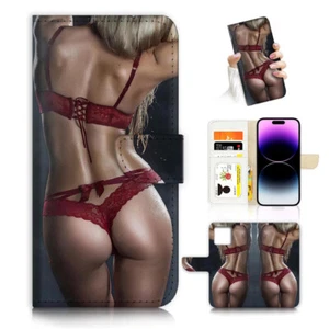 ( For Oppo A40 ) Wallet Flip Case Cover AH26356 Sexy Girl - Photo 1 sur 7